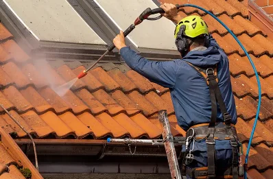 Démoussage et hydrofuge de toiture à Oradour